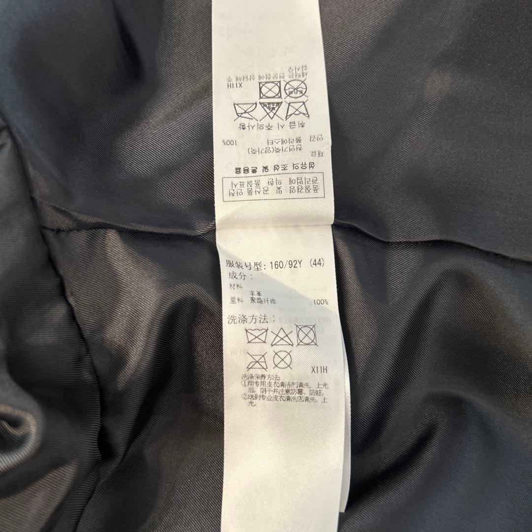 まこ　23区　レザージャケット黒44