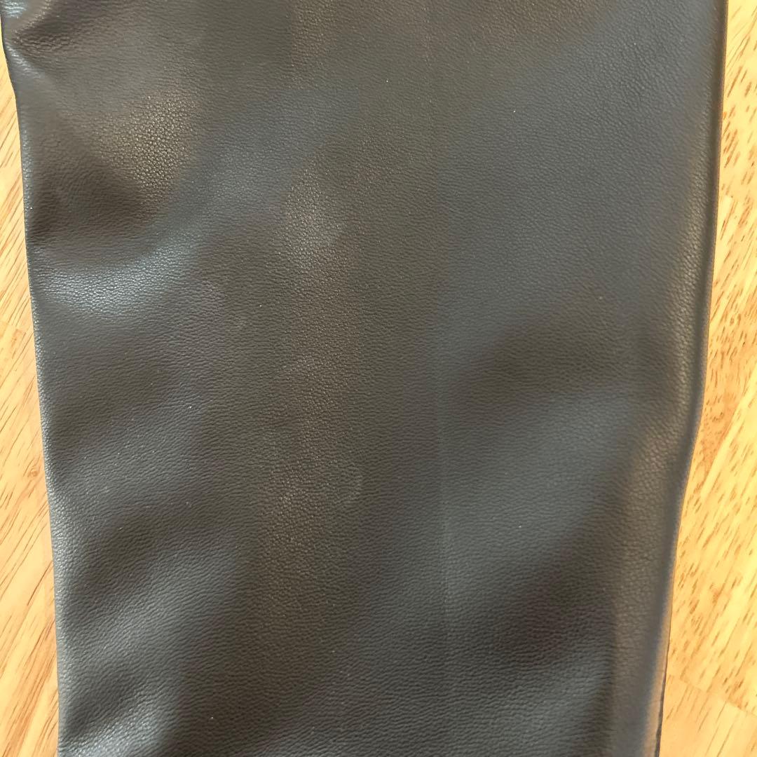 まこ　23区　レザージャケット黒44