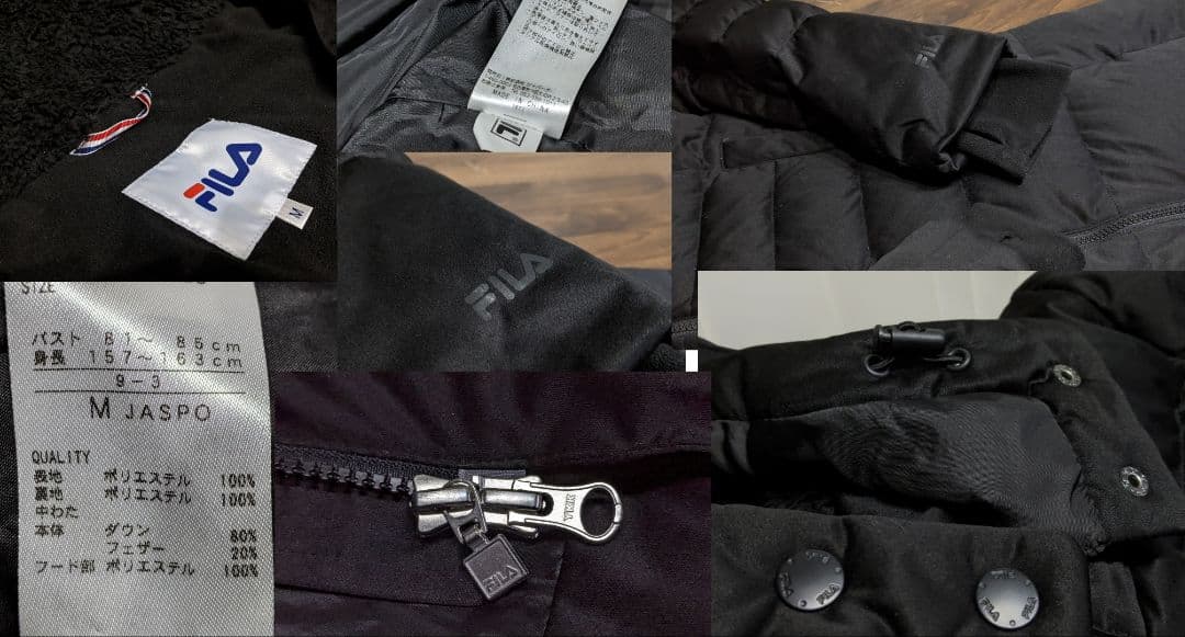 フィラ　ダウン　コート　ジャケット　レディース　2way　ボア　ゴルフ　ウェア