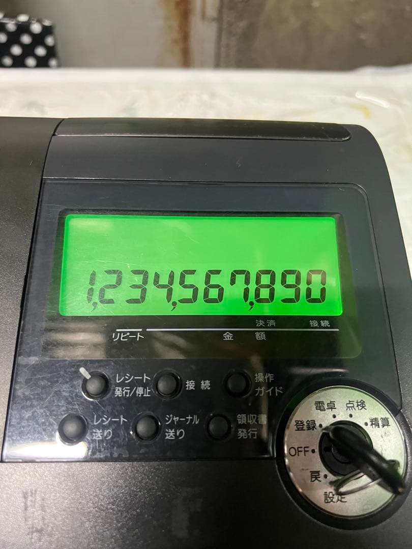 CASIO カシオTE-2500 レジ　レジスター　動作確認済　初期化済み