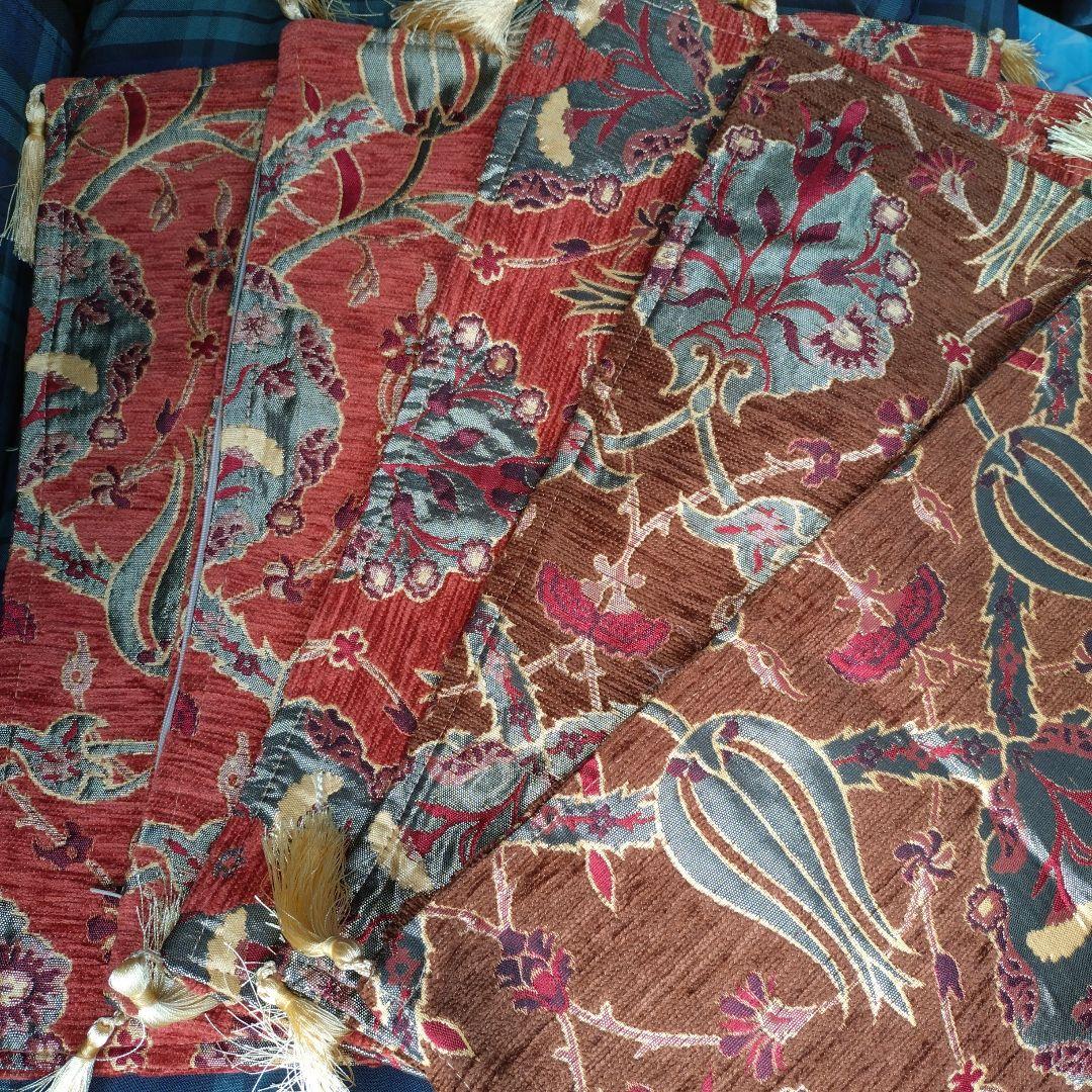 （未使用）花柄クッションカバー 5枚セット