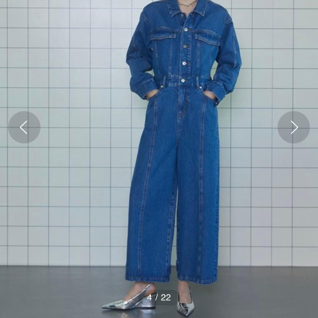MAISON SPECIAL メゾンスペシャル デニムジャンプスーツ　36