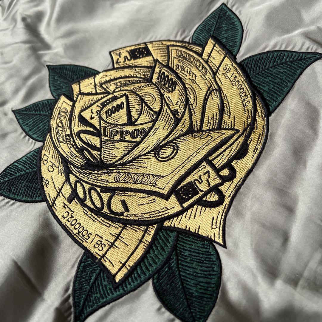 【完売・美品】Subciety スカジャン 銭バラ刺繍 スーベニアジャケットXL