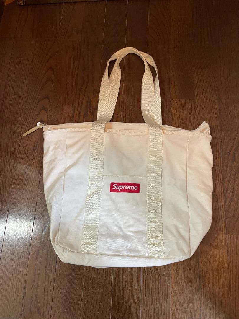 k*k様 21FW Supreme Canvas Tote Bag ホワイト ト