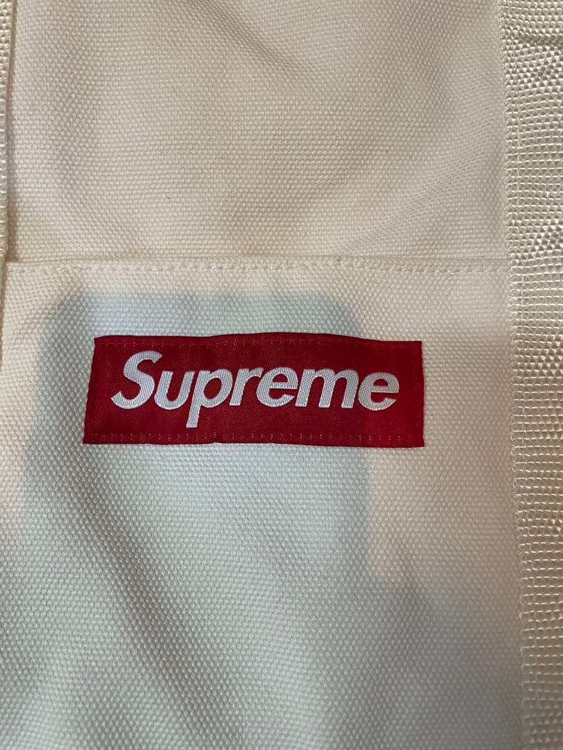 k*k様 21FW Supreme Canvas Tote Bag ホワイト ト