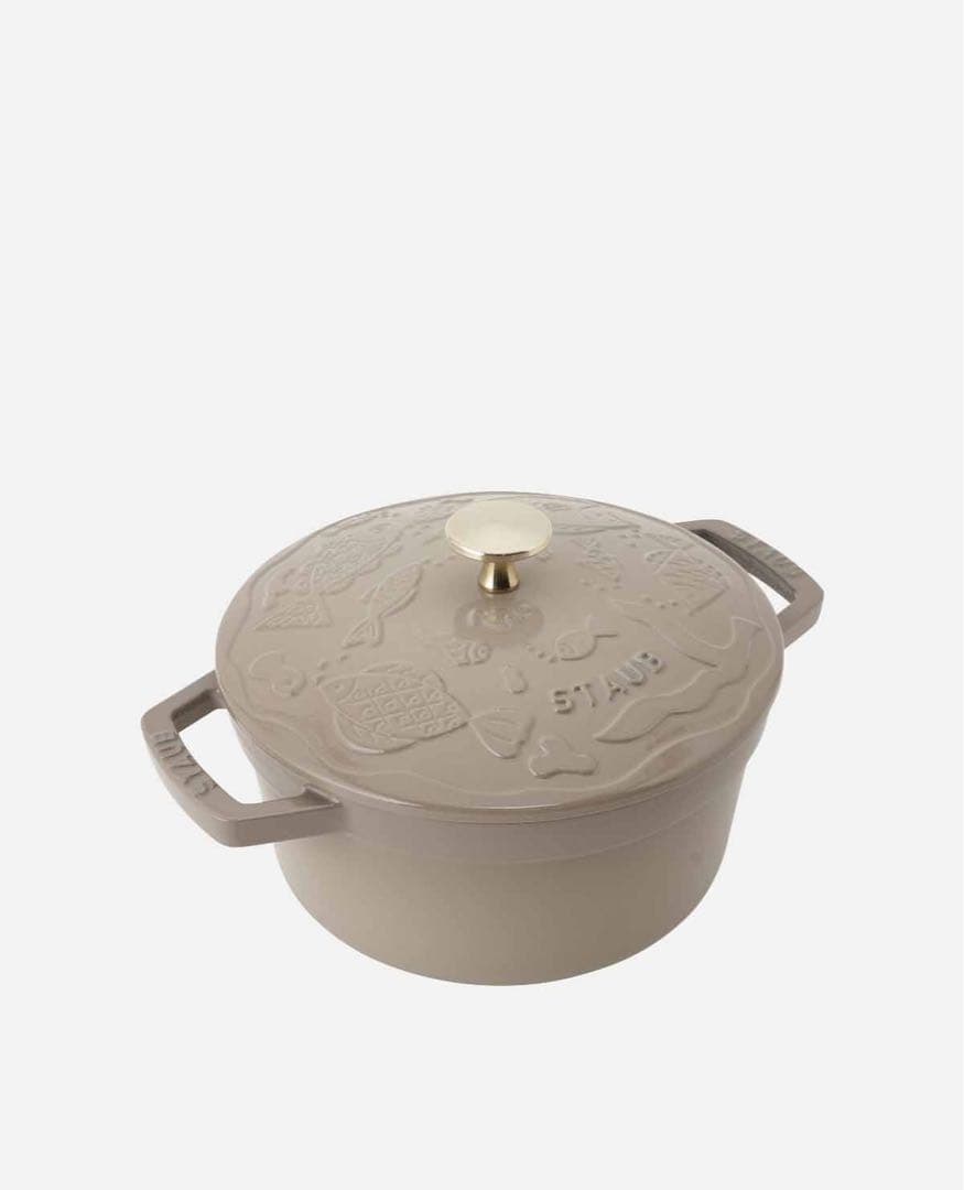 【新品・未使用】ストウブ　ミナペルホネン ココット オーシャン 20 cm