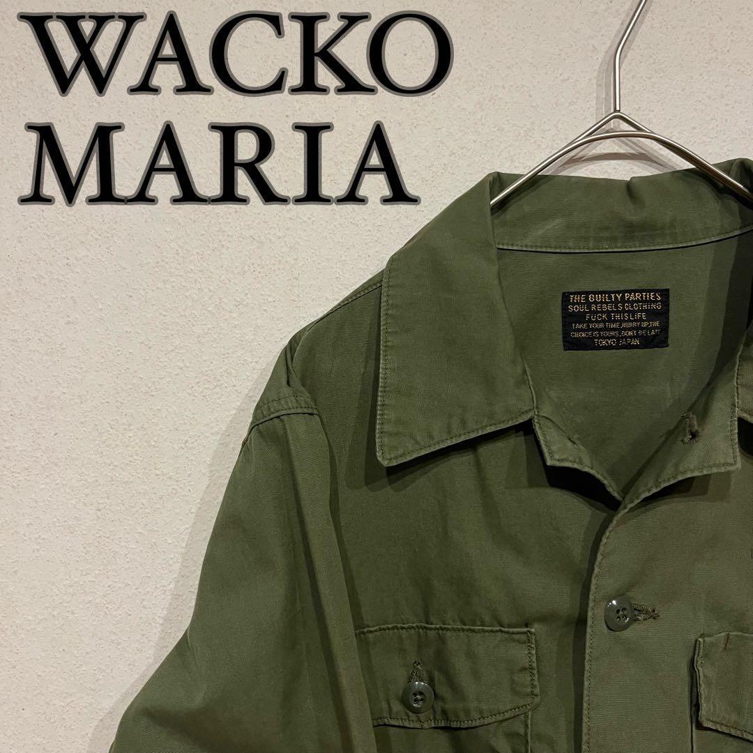 WACKO MARIA ワコマリア アーミーシャツ カーキ