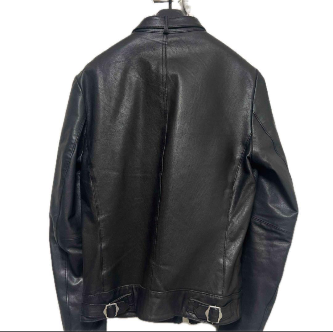 MURDER LICENSE シングルライダースジャケット 46 ブラック