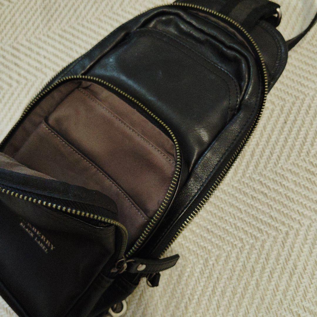 極希少★ BURBERRY バーバリー ブラックレーベル ボディバッグ 三陽商会