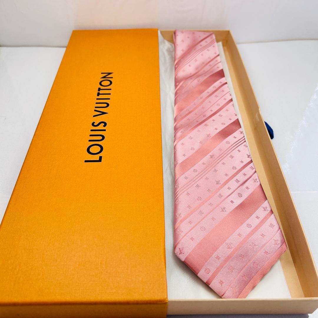 LOUIS VUITTON 極美品 ルイヴィトン ネクタイ モノグラム 大人気