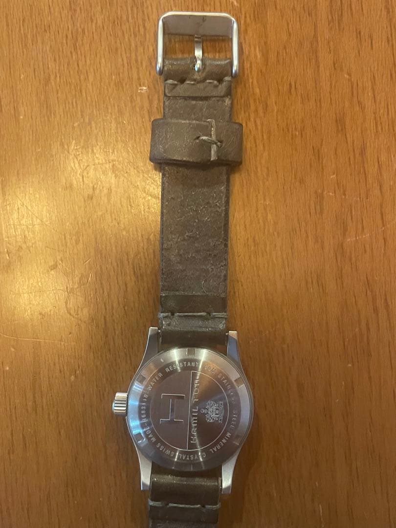 【希少⭐️ビンテージ】HAMILTON KHAKI腕時計 ブラック H683110