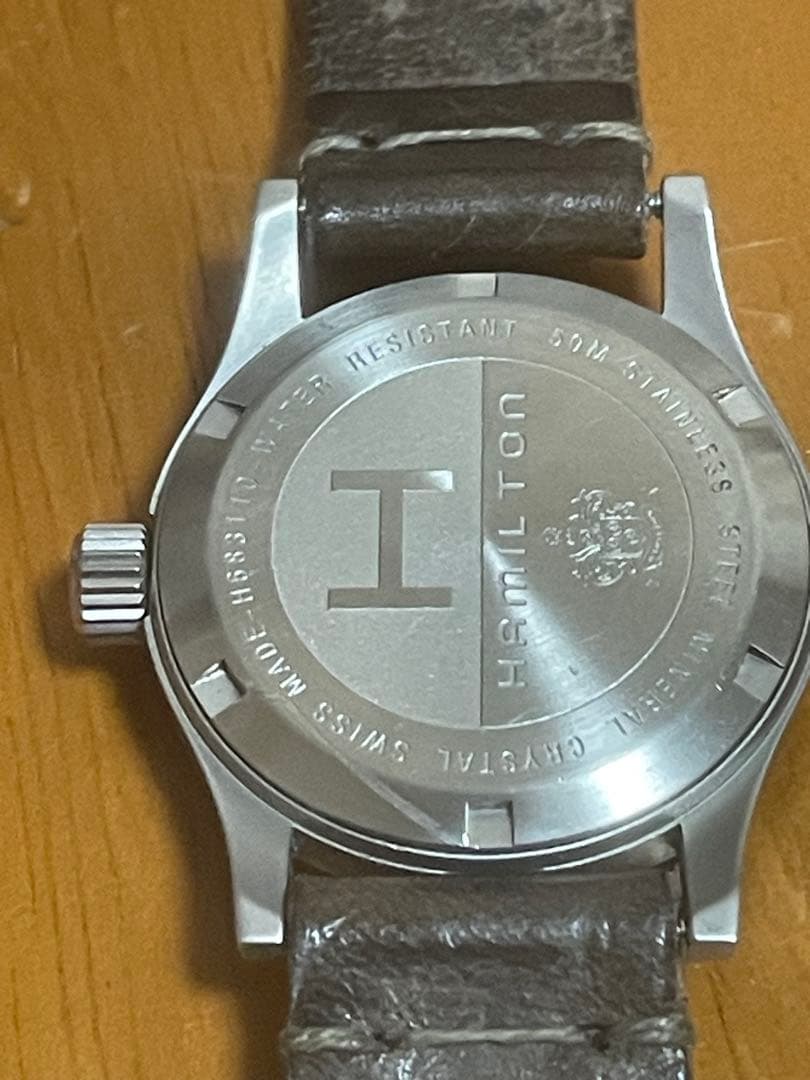 【希少⭐️ビンテージ】HAMILTON KHAKI腕時計 ブラック H683110