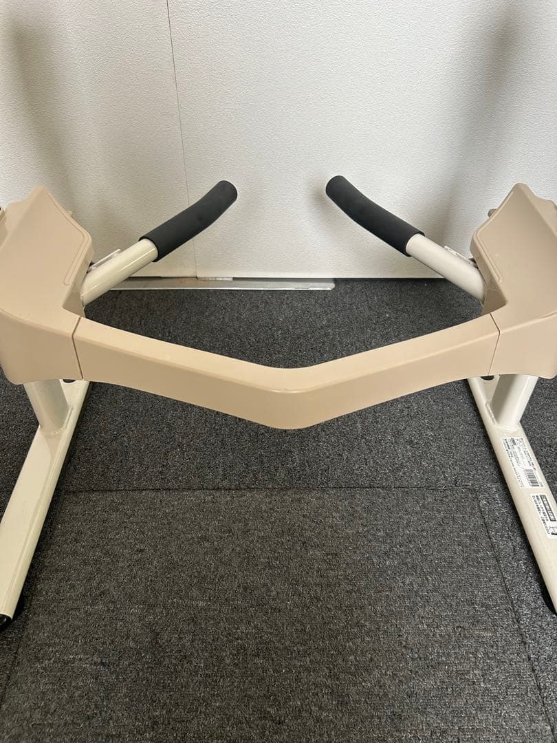 【洗浄消毒済】安寿　洋トイレ用フレーム　S-はねあげR-2　トイレ介護用品