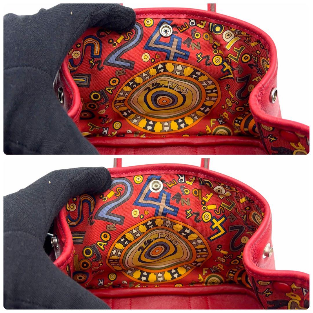 【美品】エルメス ガーデンツイリー TTPM スイフト ヴァーミリオン レッド