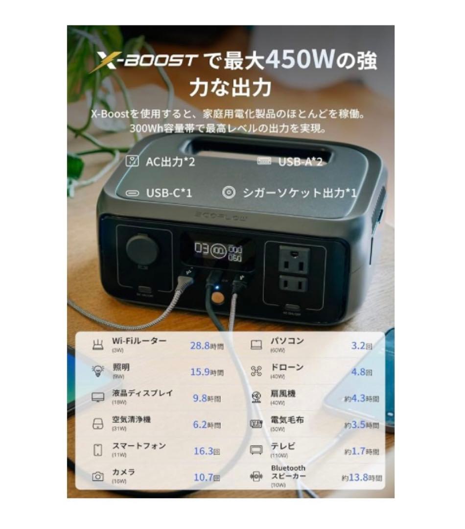 ★新品★EcoFlow  3(230Wh) ポータブル電源
