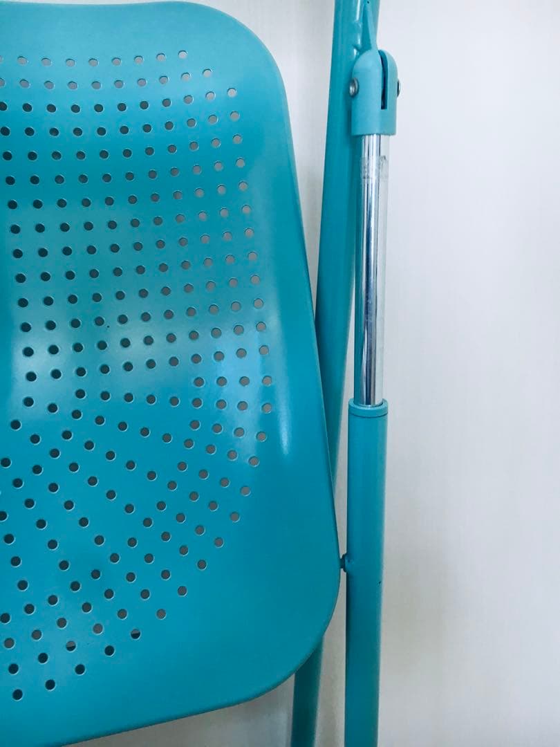 IKEA折り畳みチェアー 2脚セット カラー ターコイズ