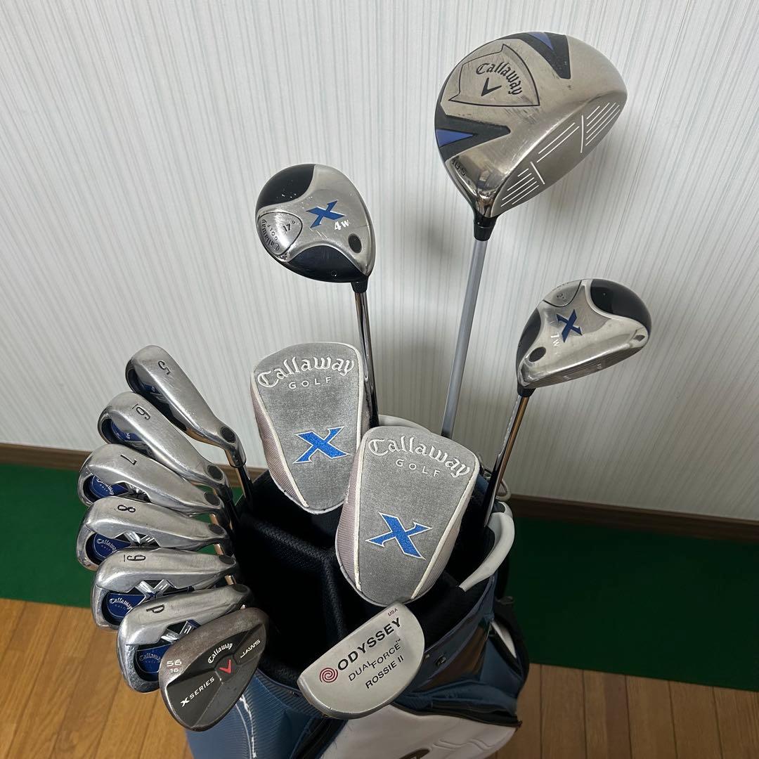 キャロウェイ ウォーバード X18 スリクソン メンズ ゴルフクラブ セット