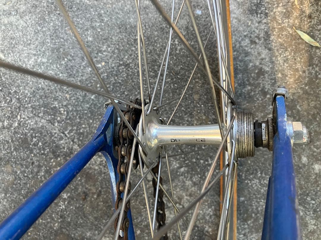 【値下げ可】vivalo NJS ピスト バイク クロモリ 青 NITTO 競輪