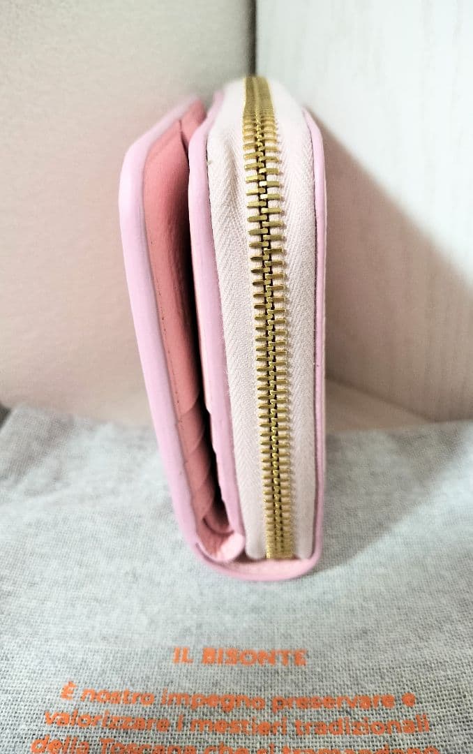 だだみIL BISONTE 新品イルビゾンテ 二つ折り財布 コンパクト財布