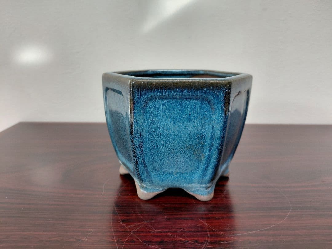 海鼠釉 鉢 盆栽鉢 詳細不明