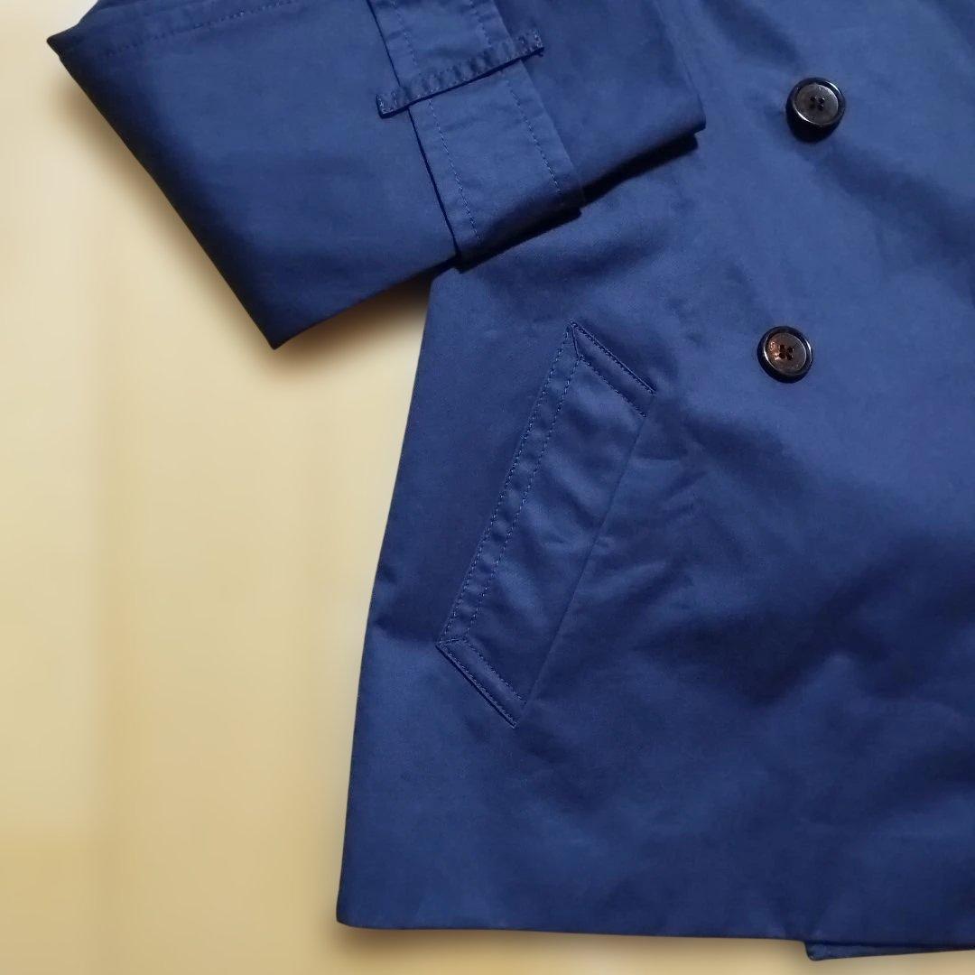 【COACH】コーチ トレンチコート/ネイビー/総柄裏地/シグネチャー/M