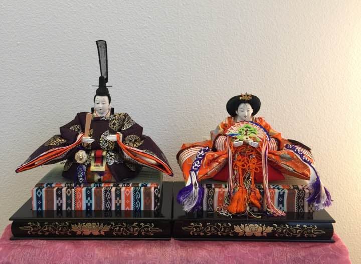 【最終値下】親王飾り雛人形 拾壱番親玉台 三方別紐畳付