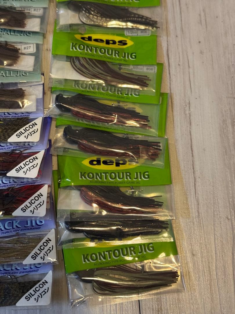 デプス　新品未開封　ラバージグ35個セット　ポーチおまけ