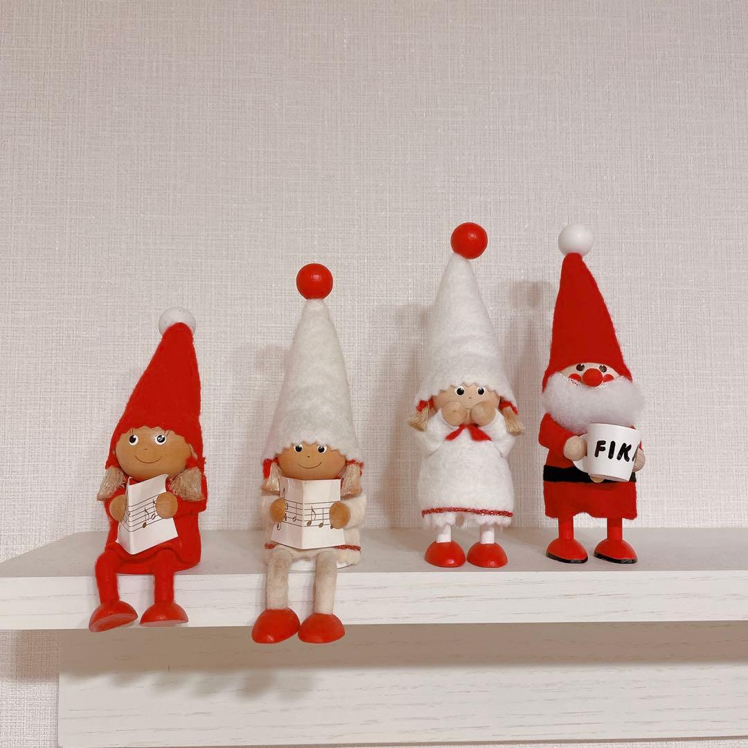 ノルディカ ニッセ 4体 まとめ売り 北欧 サンタ