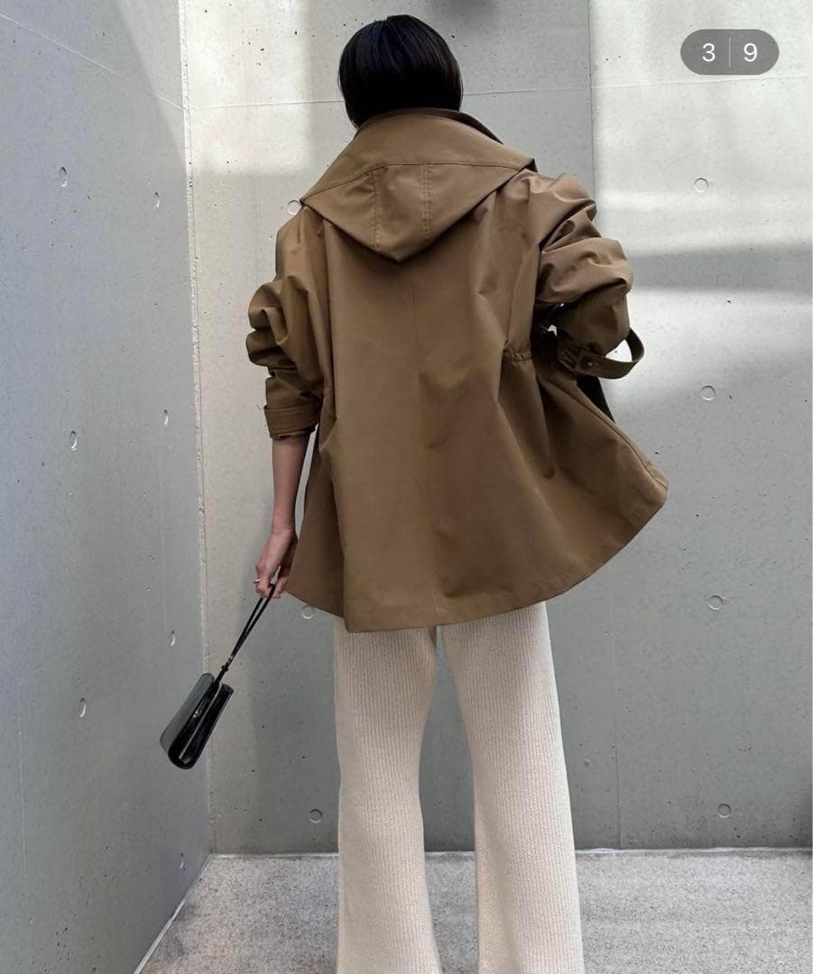 【極美品】Chaosカオス/VACHEMENT 別注 ショートトレンチコート