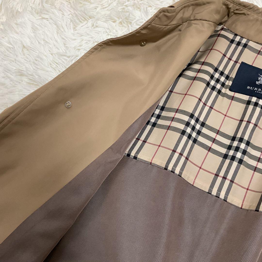 大きいサイズ♪BURBERRY LONDON ステンカラーコート ベージュ LL