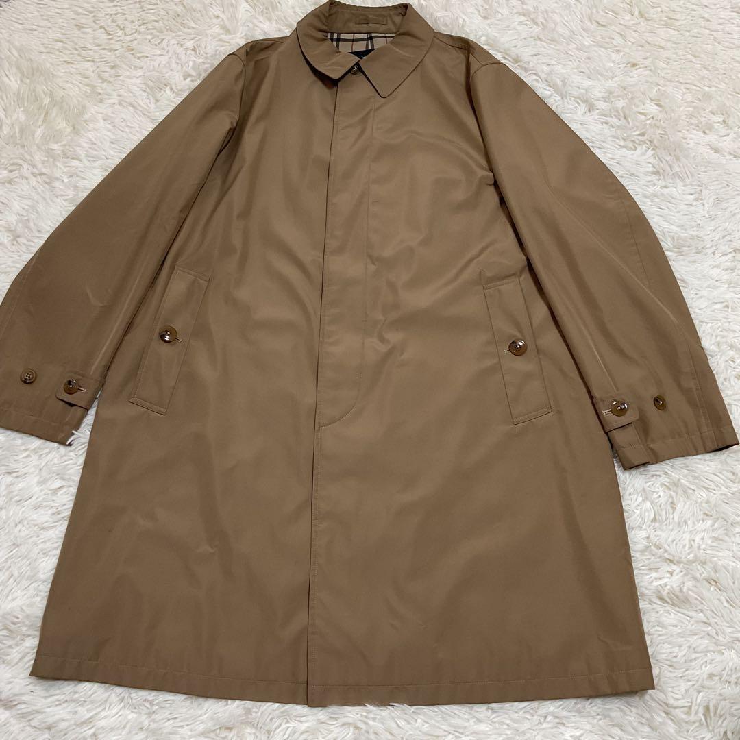 大きいサイズ♪BURBERRY LONDON ステンカラーコート ベージュ LL