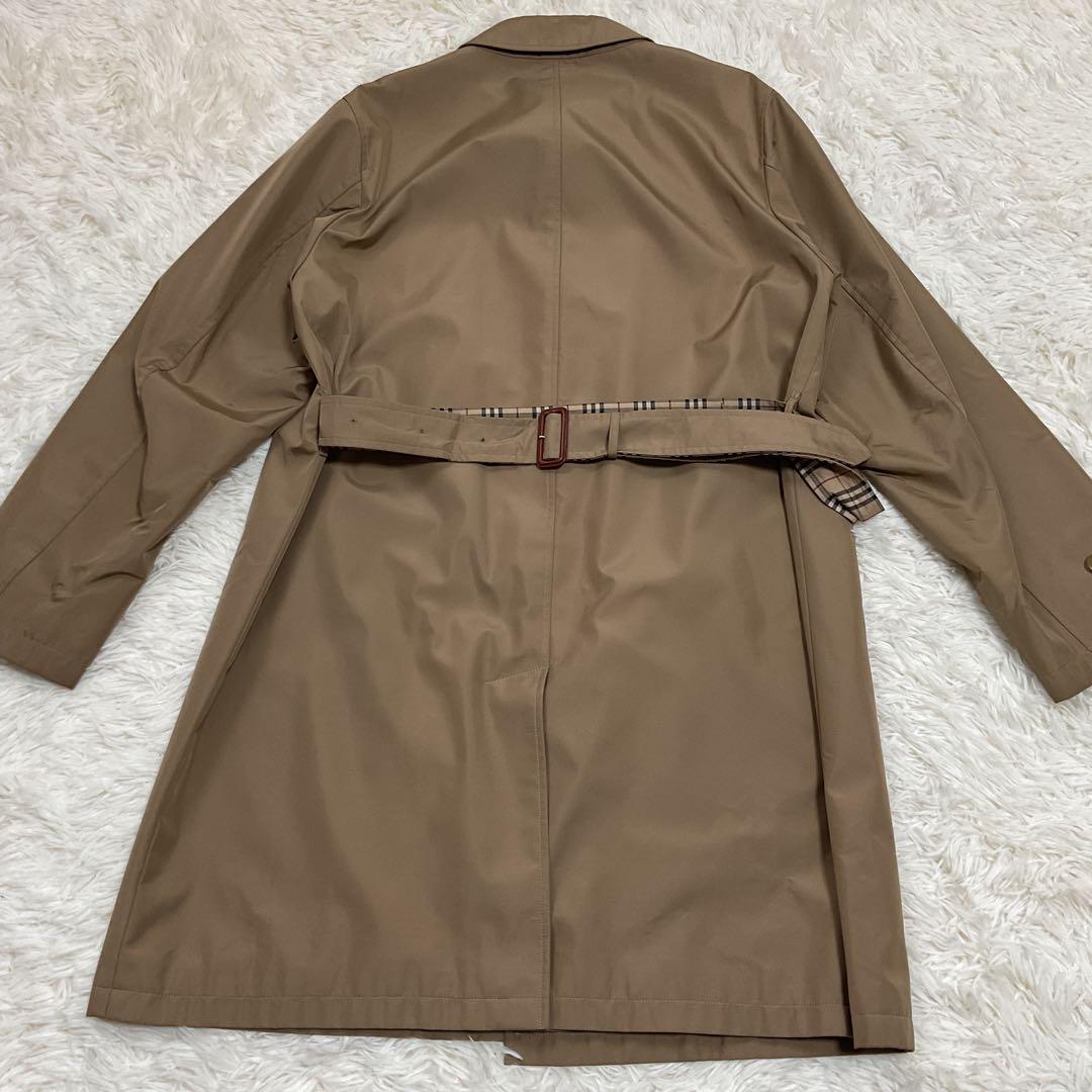 大きいサイズ♪BURBERRY LONDON ステンカラーコート ベージュ LL