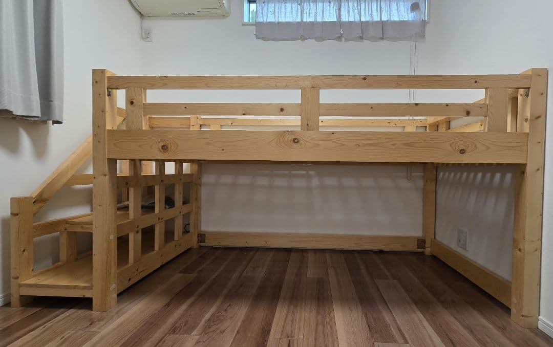 ロフトベッド 木製 ロータイプ