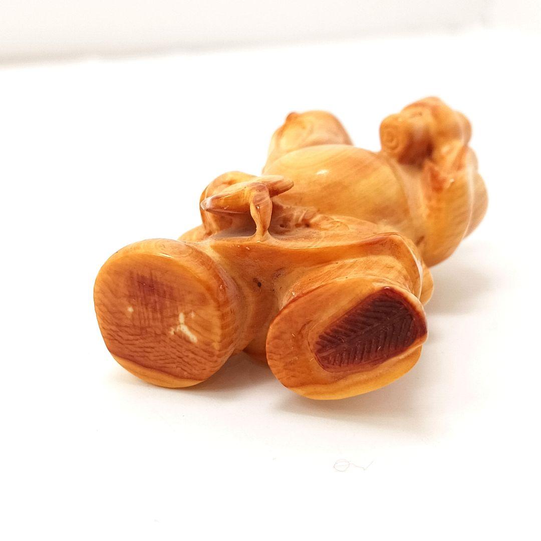 Y626-10 最終値下 高級彫刻 七福神 極上細工 根付　置物 総重量188g