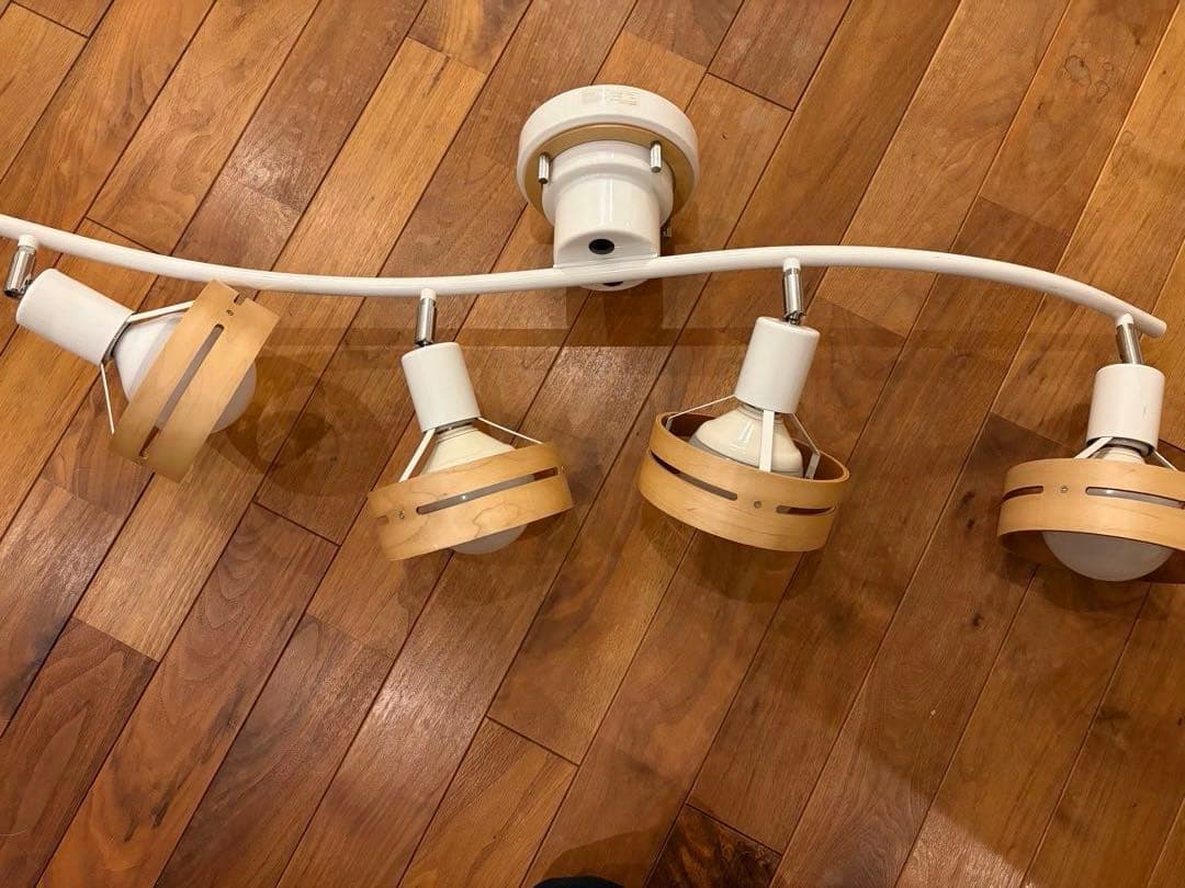 インターフォルム　シーリングライト ARCHE 4灯 木製 ホワイト