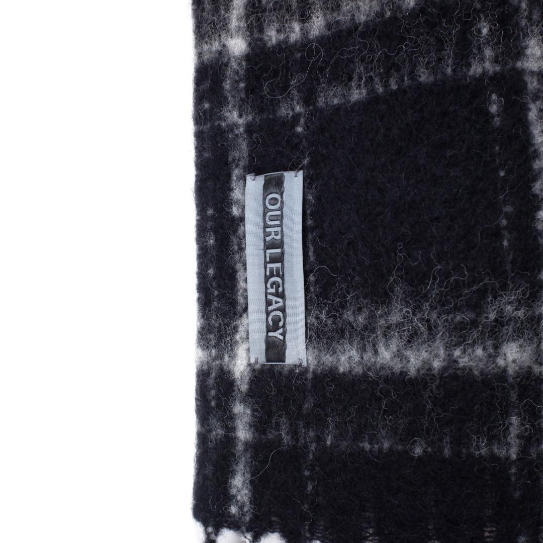 小物 25aw Our Legacy ESTATE SCARF Black Fuzzy