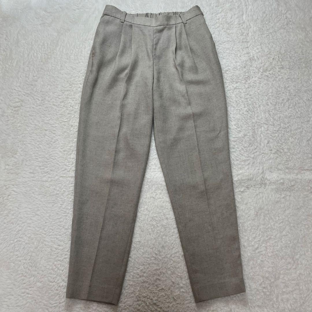 グリーンレーベルリラクシング　セットアップ　ノーカラー　ジャケット　パンツ