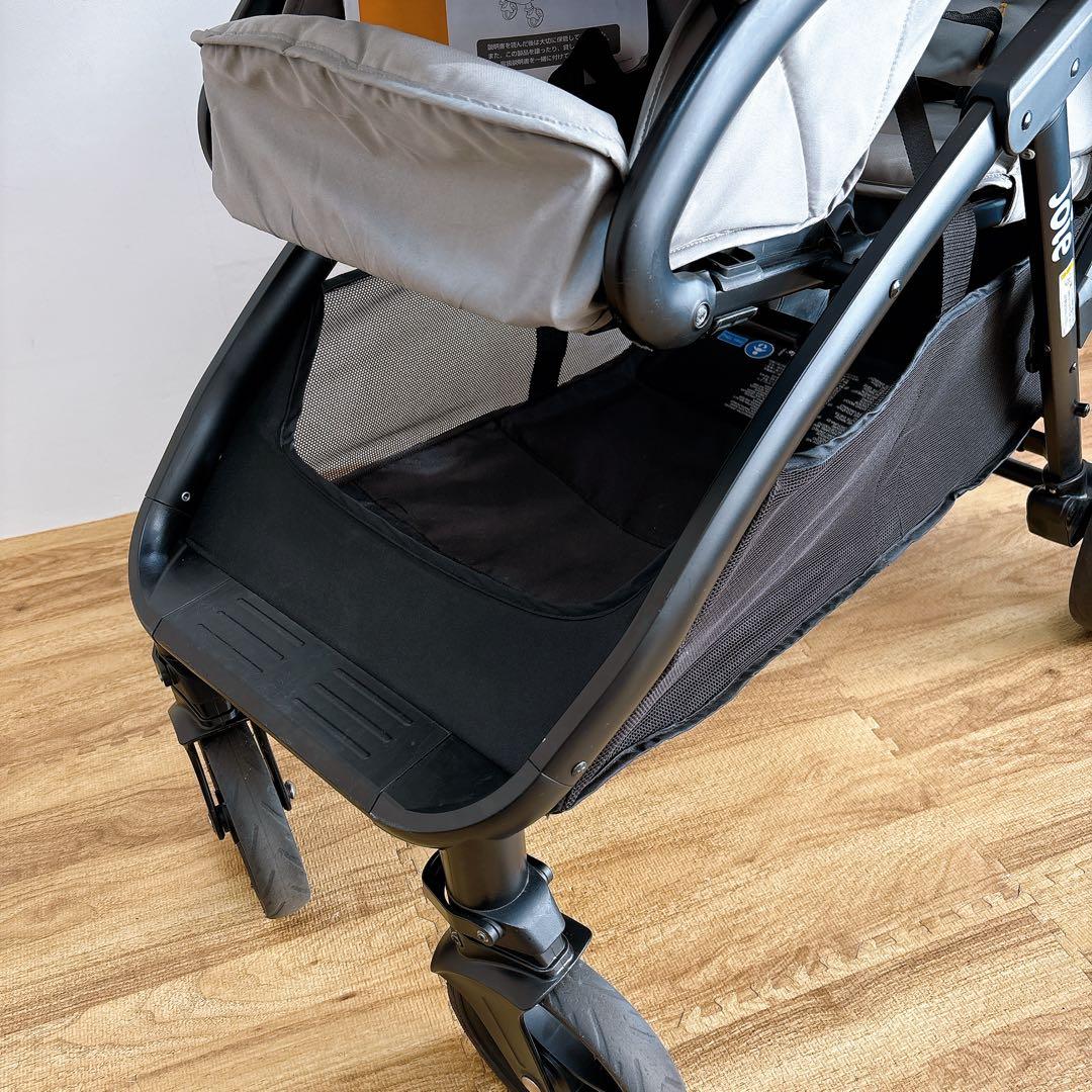 【美品】Joie 2人乗りベビーカー エヴァライトデュオ　グレー