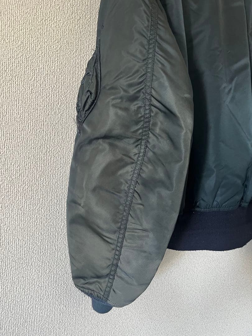 MA-1 ネイビージャケット　アルファ社　希少な80〜90年代モデル