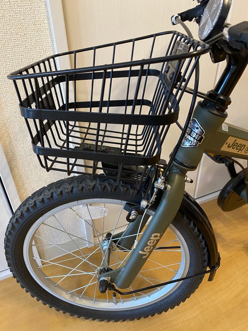 Jeep 18インチ 子供用自転車 オリーブグリーン