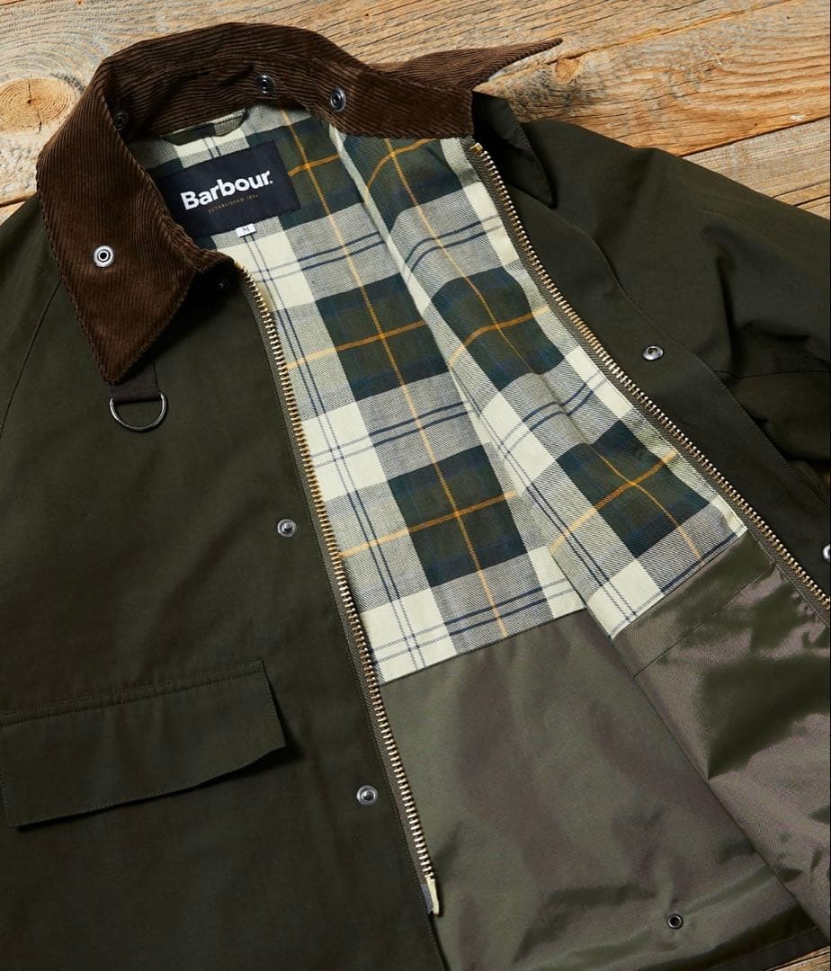 Barbour ダークグリーン ミリタリージャケット Sサイズ 新品