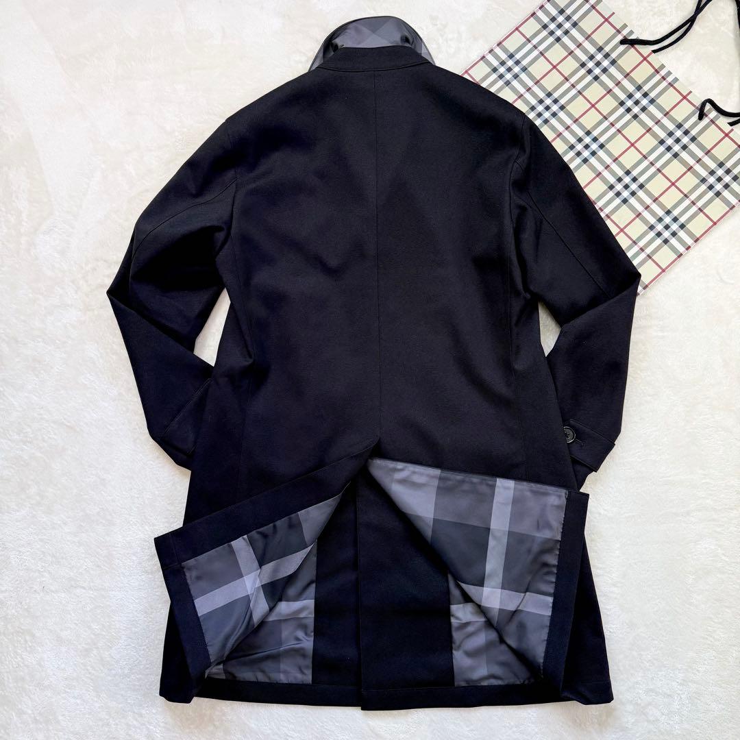 【未使用級】ブラックレーベルクレストブリッジ 裏地：ハウスチェック柄 コート M