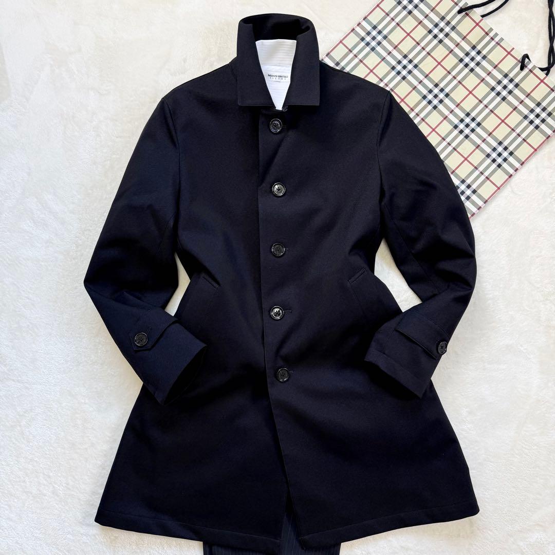 【未使用級】ブラックレーベルクレストブリッジ 裏地：ハウスチェック柄 コート M