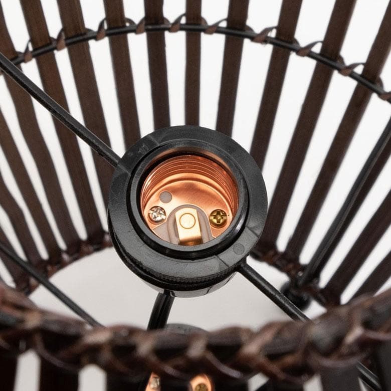 フロアライト コクーンタイプ Lサイズ バンブー製  照明  間接照明