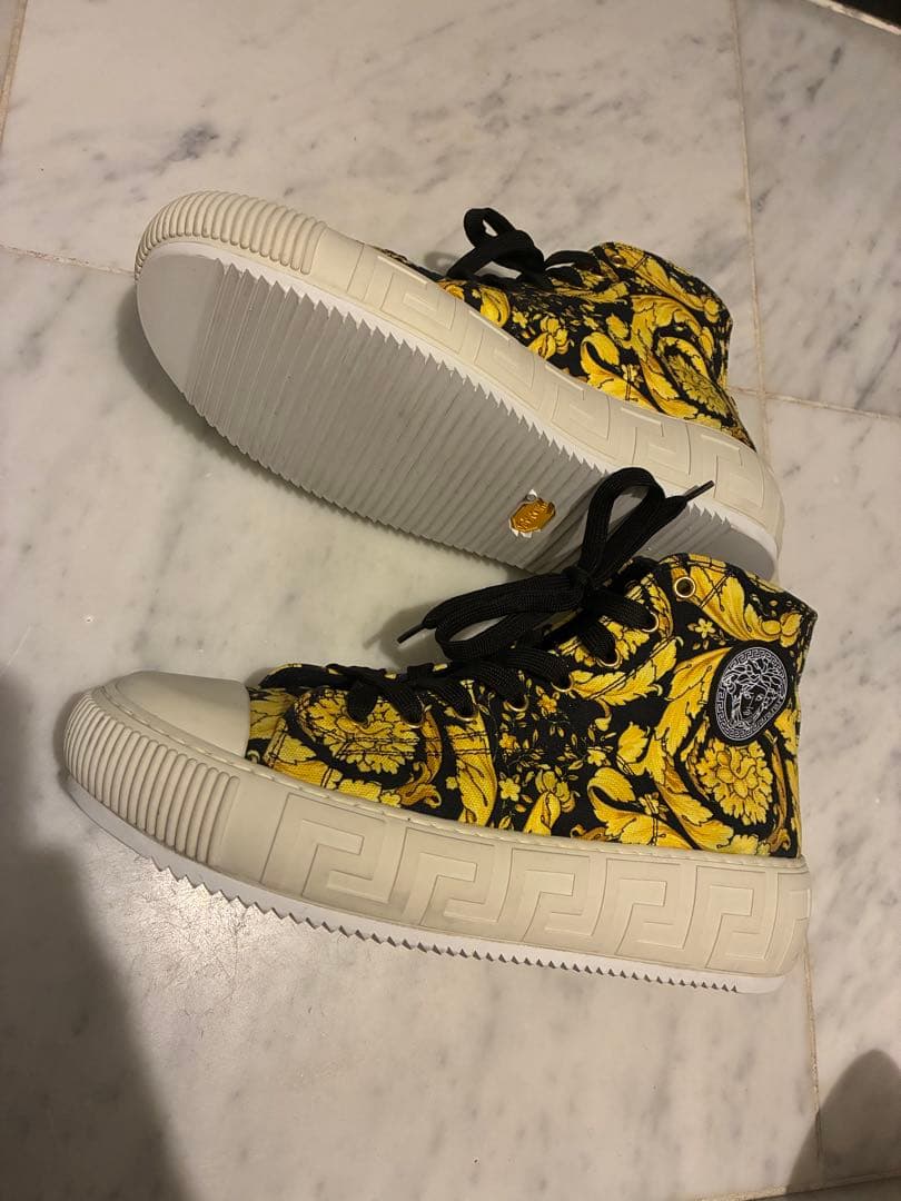 ヴェルサーチ バロッコ　ハイカットスニーカー　42 本日24時まで限定価格