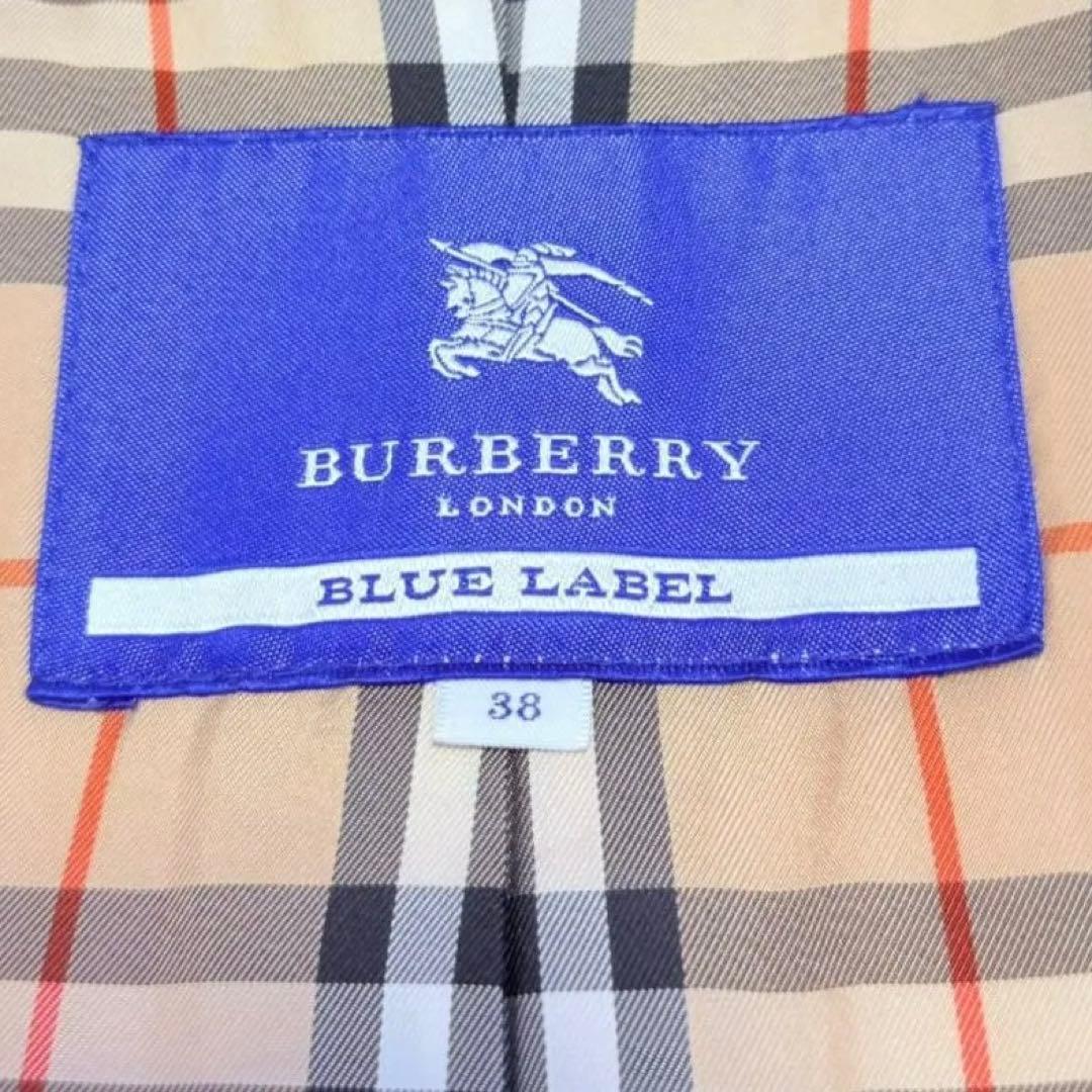BURBERRY BLUE LABEL ベージュ ロングコート M ノバチェック