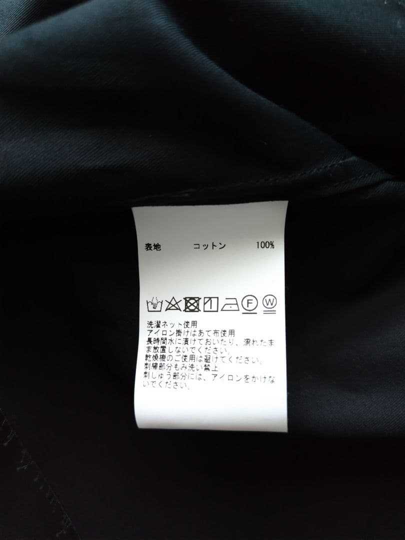 ☆ご予約品　サードマガジン 撥水ボクシーシャツ フリーサイズ　 ブラック