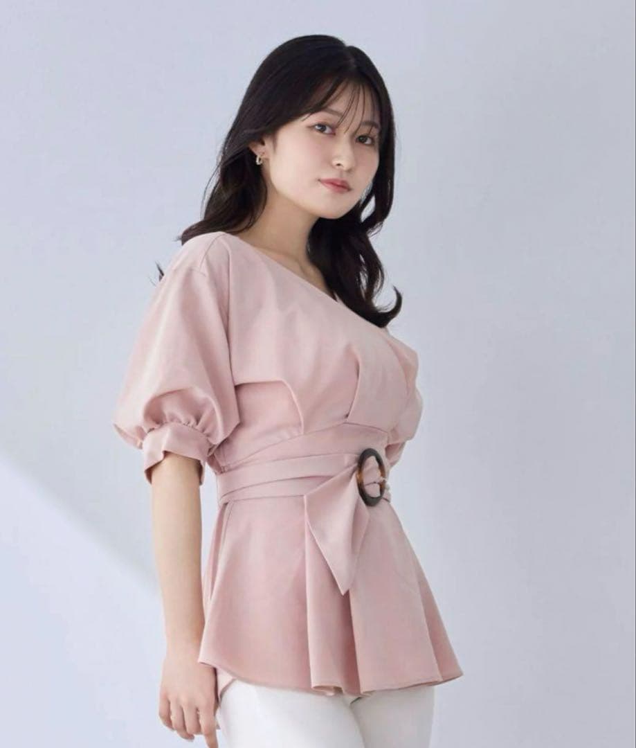 オーバーイー　over e E トップス　ハートクローゼット