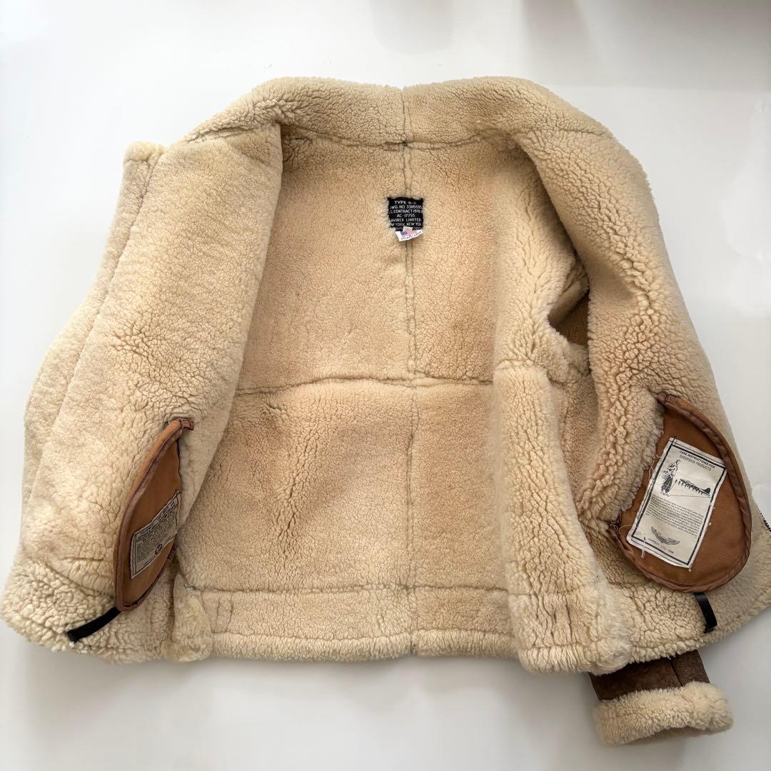 お値下げ済み 希少サイズ(44)AVIREX/B-3ムートンフライトジャケット