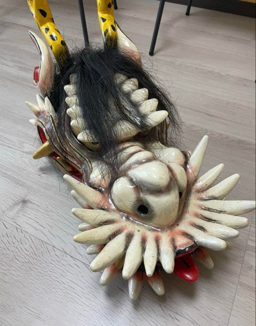 ね*ン様 神楽　大蛇　お面　石見神楽